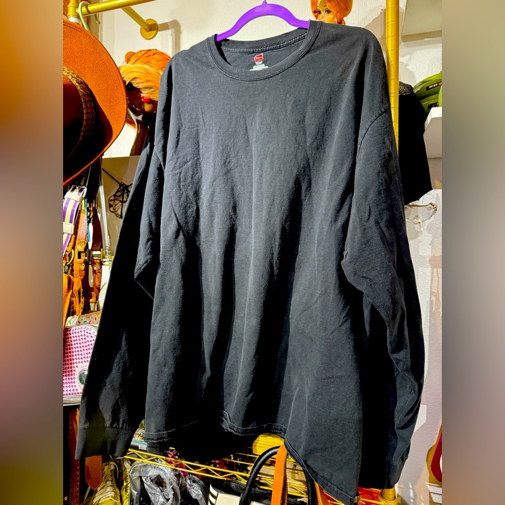 007C // EUC Tagless HANES L/S tee // 3XL